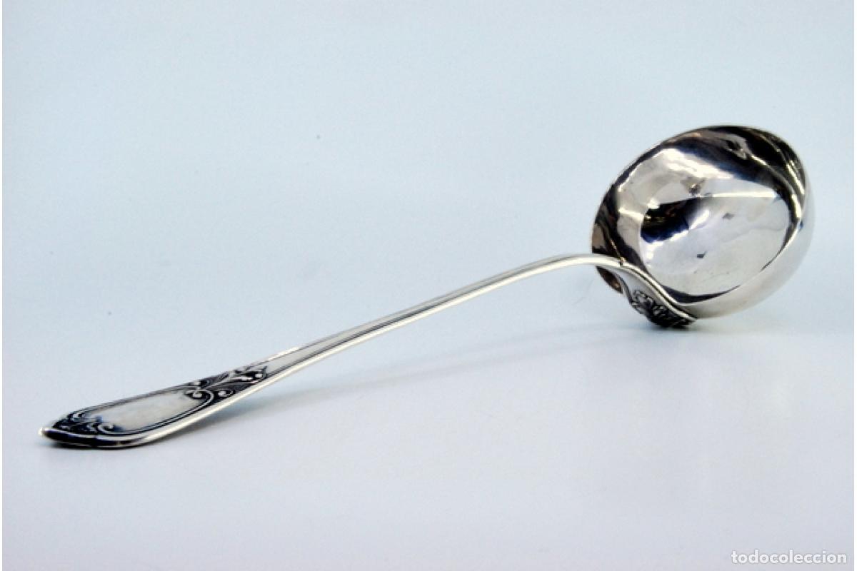 Antig&uuml;edades: Cuchar&oacute;n de sopa de plata - Foto 2