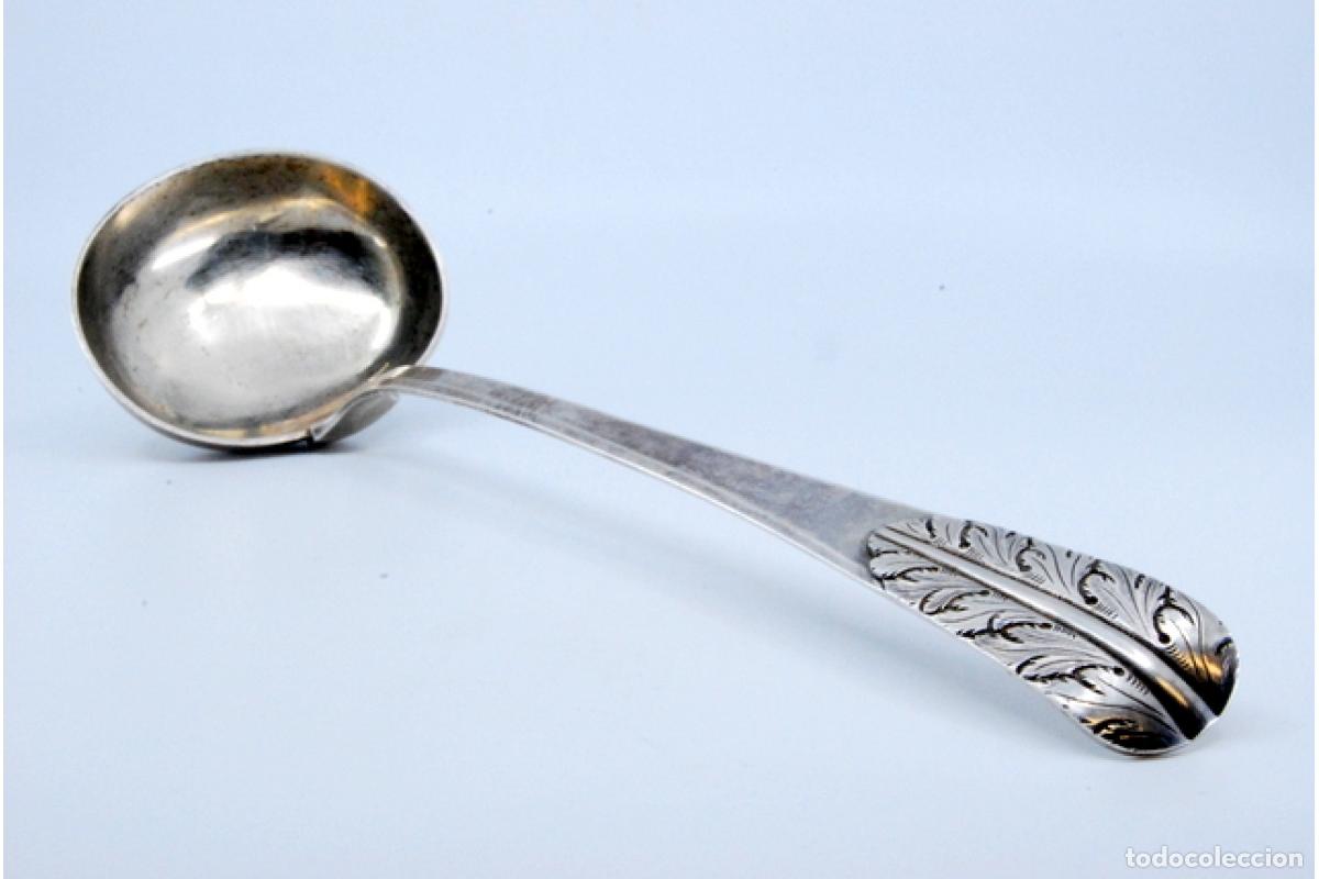 Antig&uuml;edades: Cuchar&oacute;n de sopa de plata - Foto 6