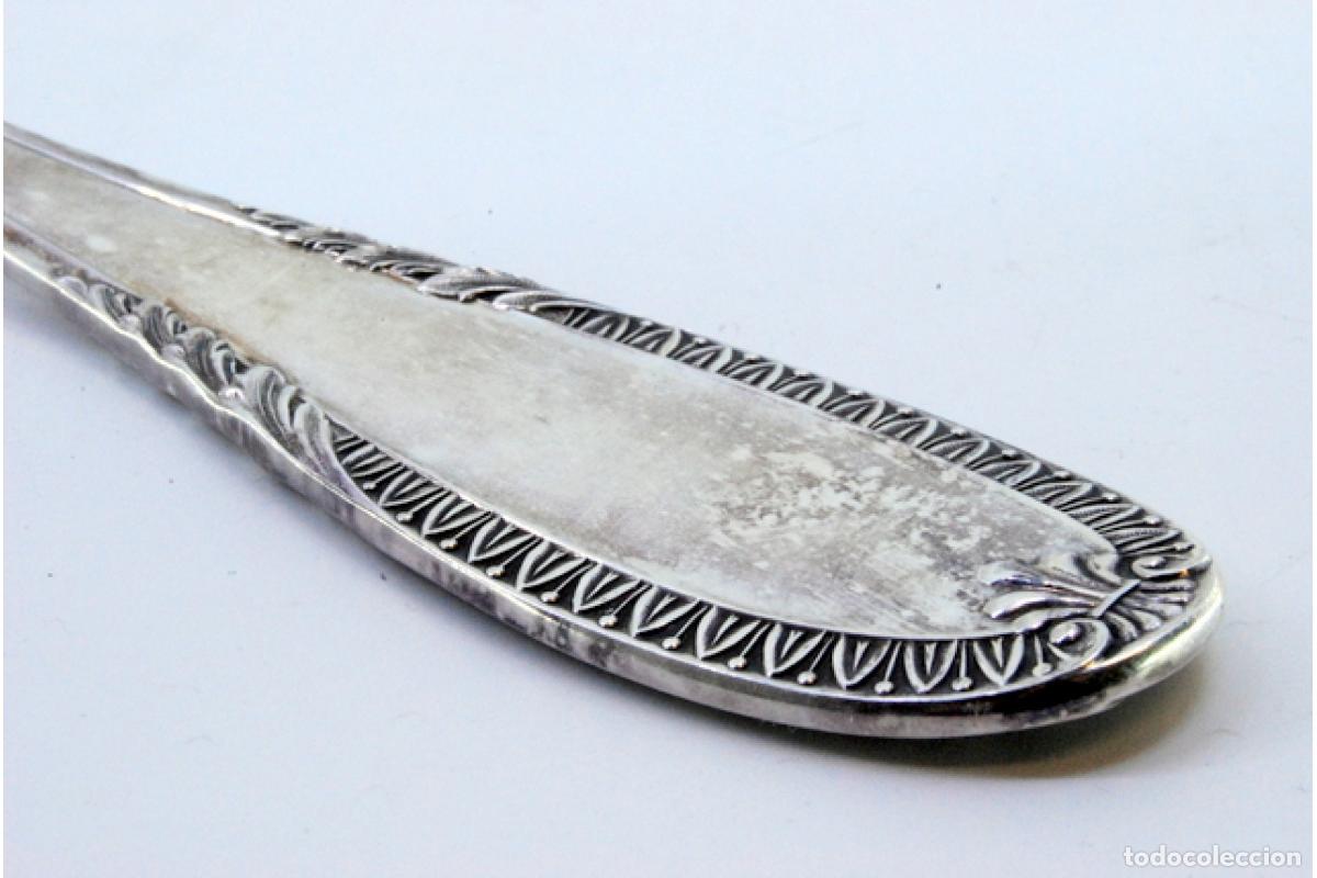 Antig&uuml;edades: Cuchar&oacute;n de sopa de plata - Foto 4
