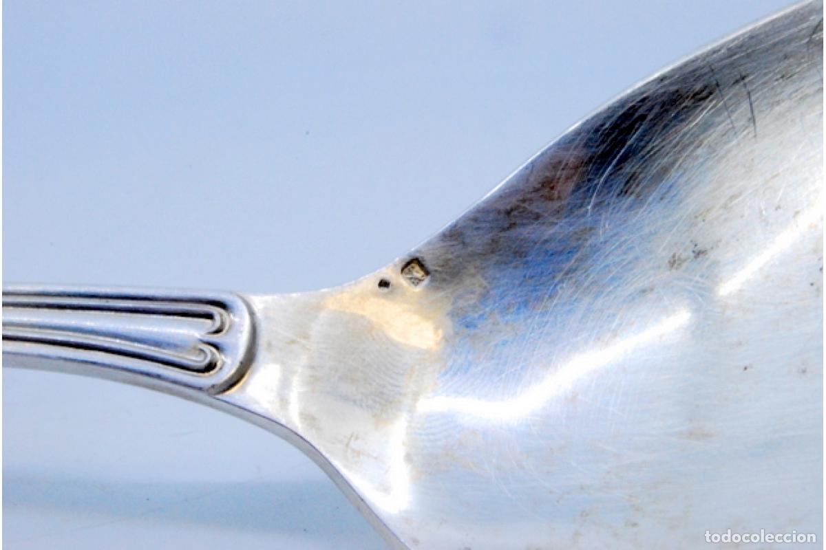 Antig&uuml;edades: Cuchara de plata para servir arroz - Foto 3