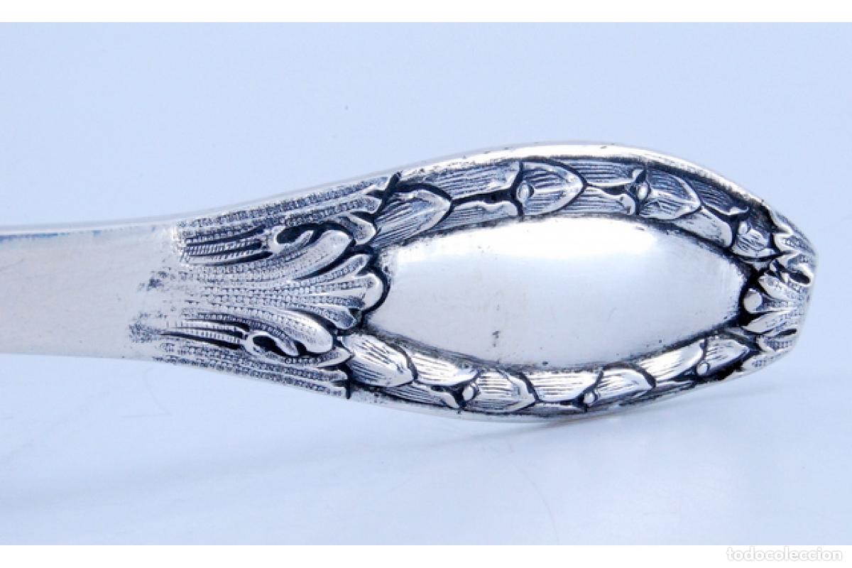 Antig&uuml;edades: Cuchar&oacute;n de sopa de plata - Foto 2