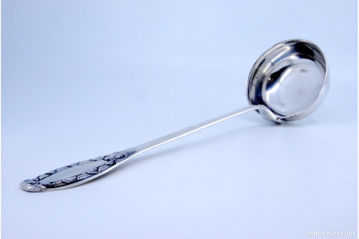 Antig&uuml;edades: Cuchar&oacute;n de sopa de plata - Foto 5
