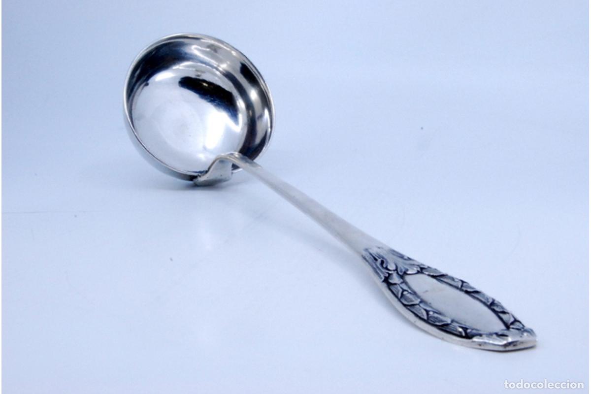 Antig&uuml;edades: Cuchar&oacute;n de sopa de plata - Foto 6