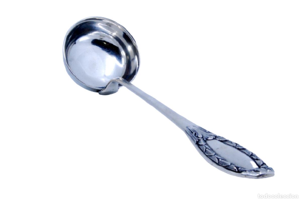 Antig&uuml;edades: Cuchar&oacute;n de sopa de plata - Foto 1