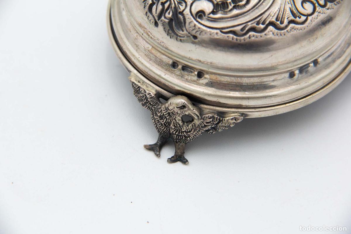 Antig&uuml;edades: Palillero de plata - C&aacute;liz dorado - Foto 3
