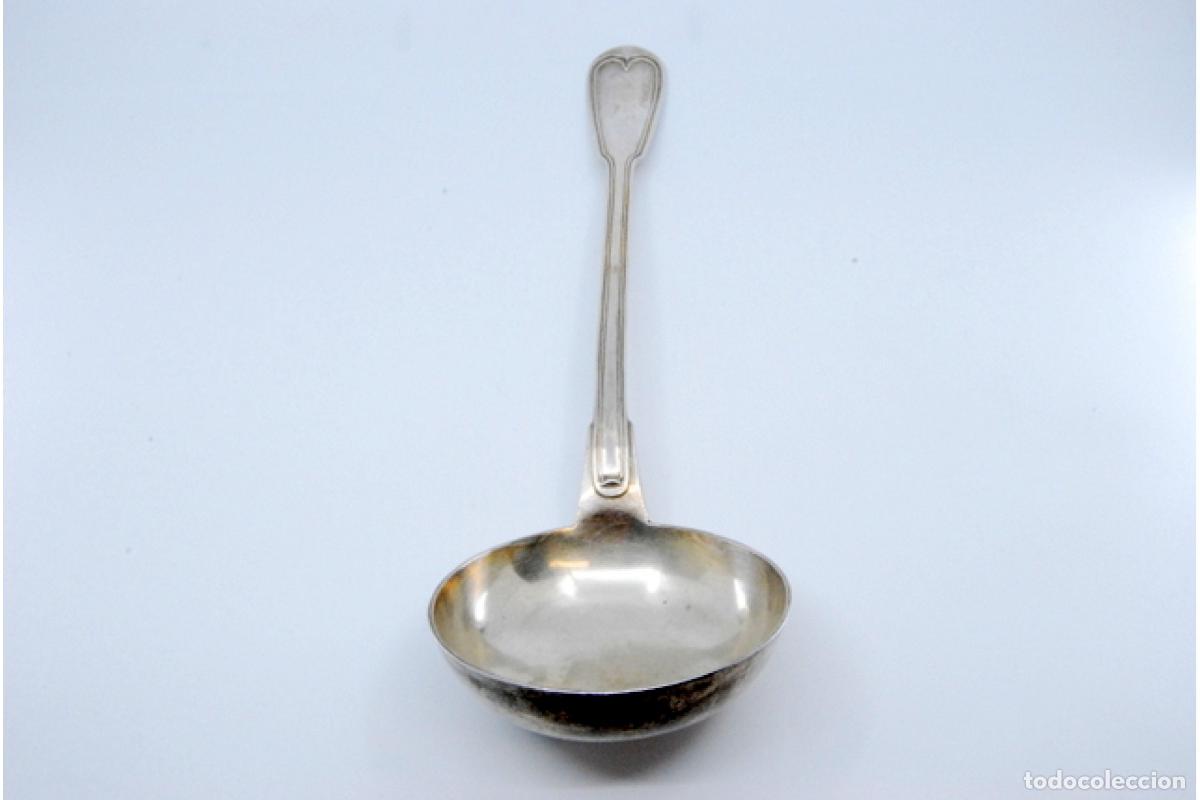 Antig&uuml;edades: Cuchar&oacute;n de sopa de plata - Foto 6