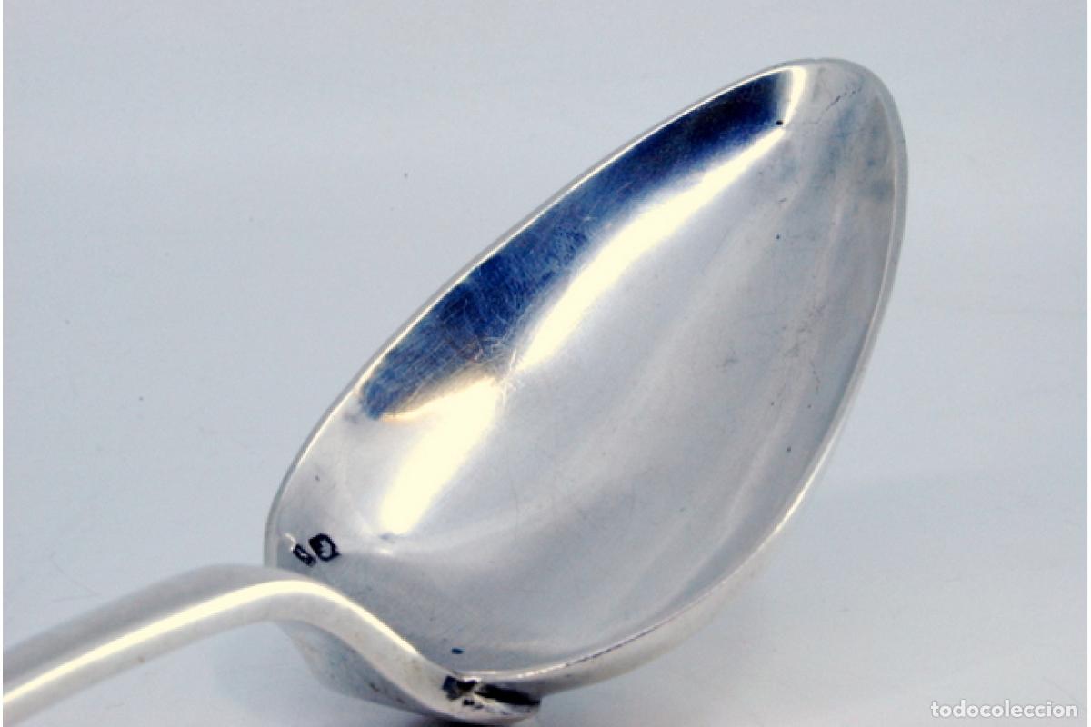 Antig&uuml;edades: Cuchara de plata para servir arroz - Foto 3