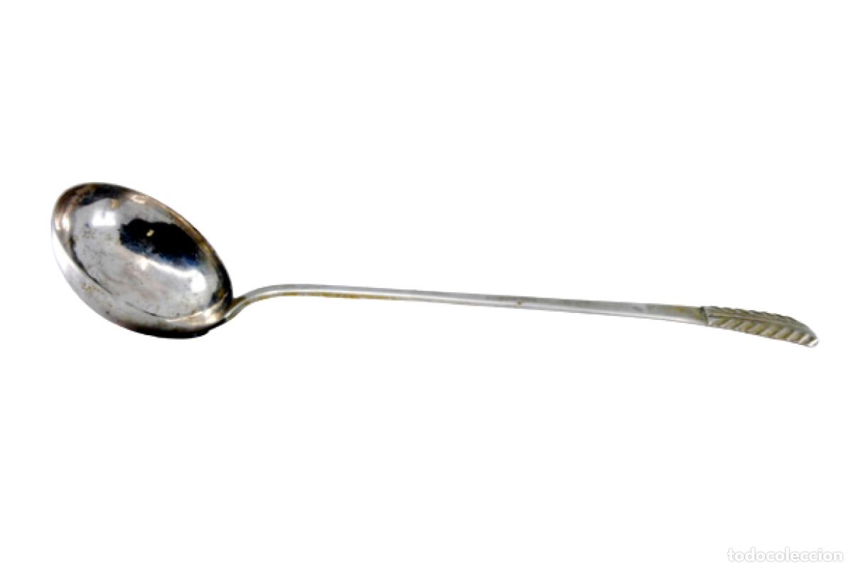 Antig&uuml;edades: Cuchar&oacute;n de sopa de plata - Foto 1