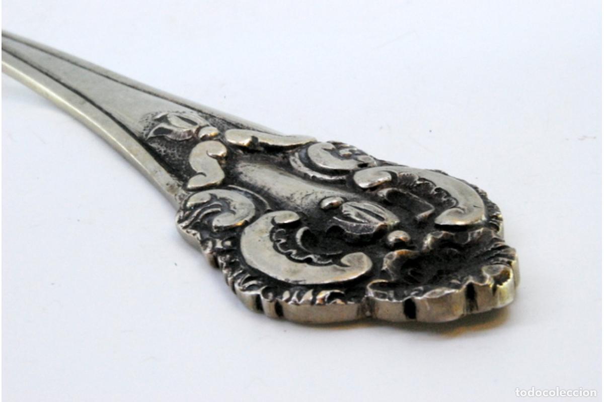 Antig&uuml;edades: Cuchar&oacute;n de sopa de plata - Foto 4