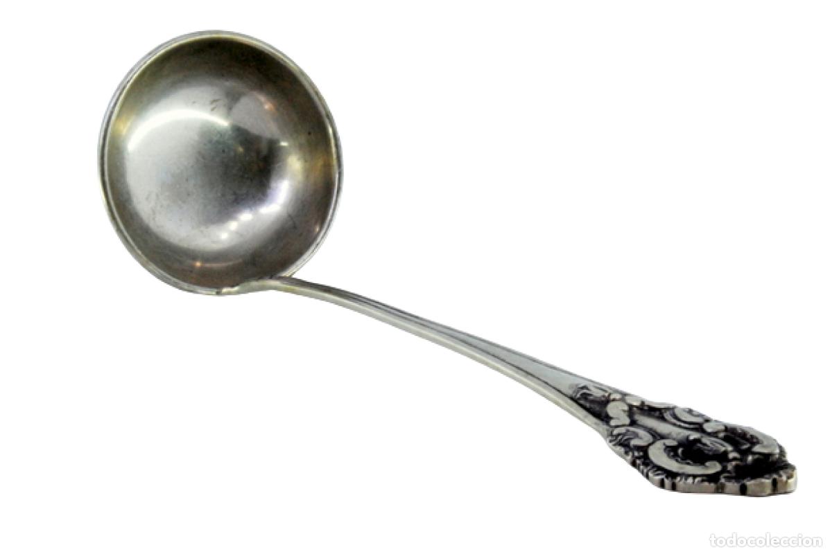 Oggetti Antichi: Cuchar&oacute;n de sopa de plata