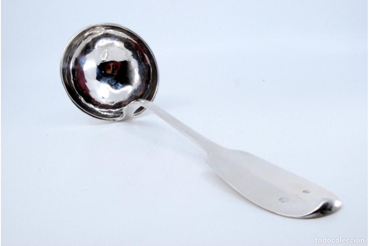 Antig&uuml;edades: Cuchar&oacute;n de sopa de plata - Foto 4