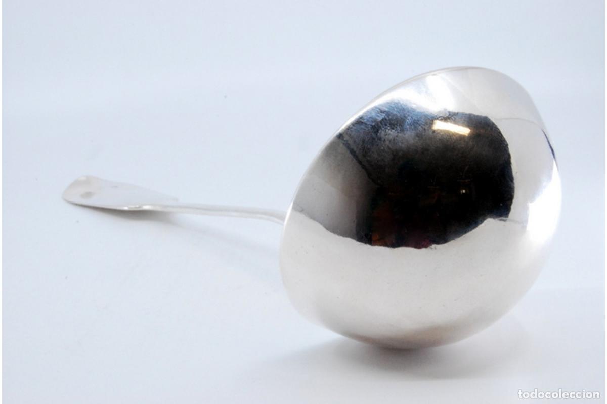 Antig&uuml;edades: Cuchar&oacute;n de sopa de plata - Foto 7