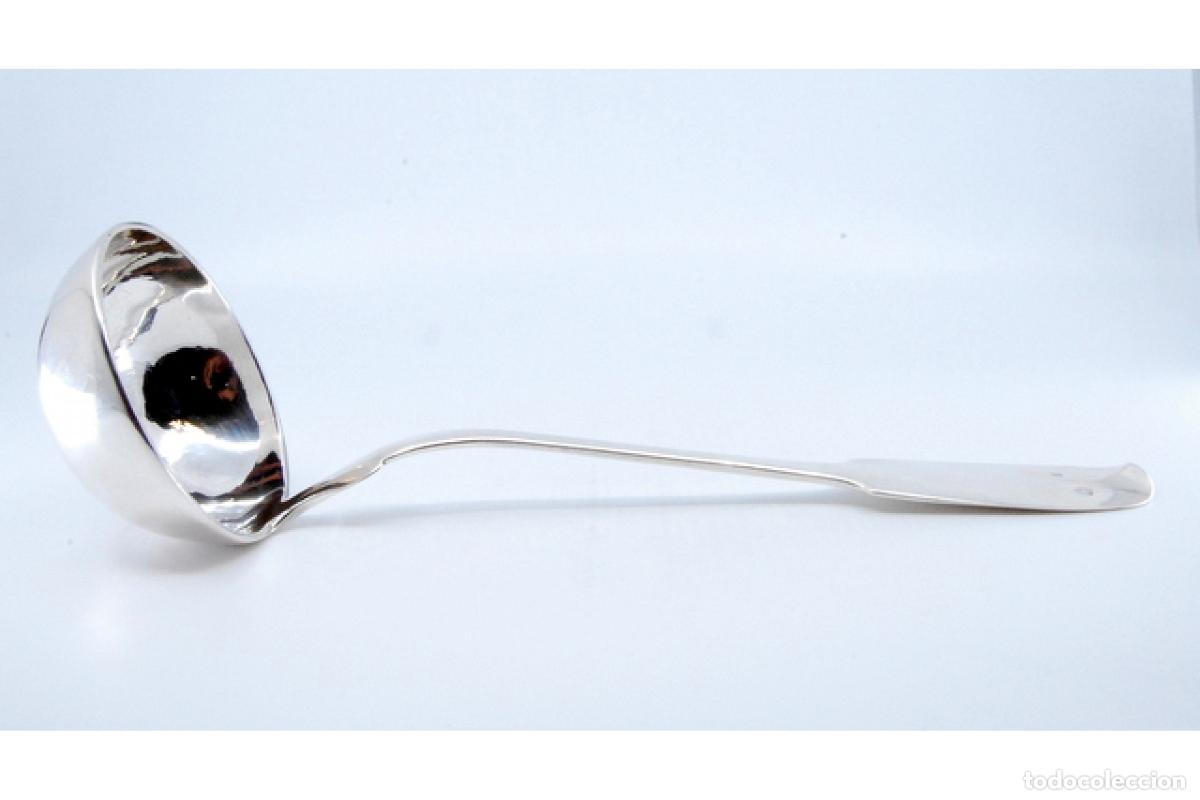 Antig&uuml;edades: Cuchar&oacute;n de sopa de plata - Foto 8
