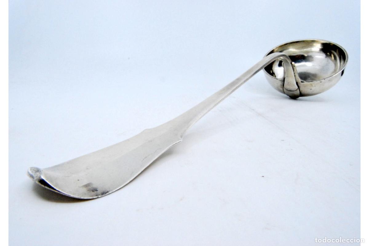 Antig&uuml;edades: Cuchar&oacute;n de sopa de plata - Foto 4