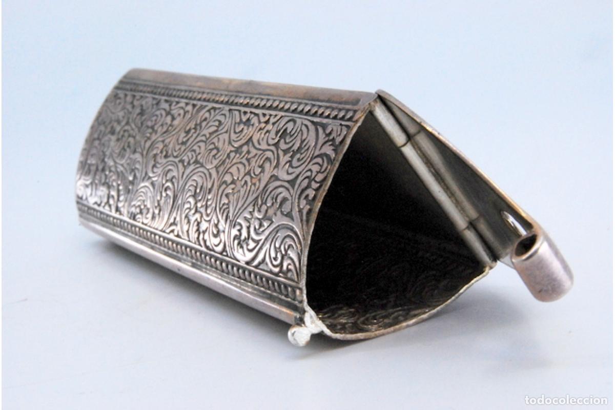 Antig&uuml;edades: soporte de plata para palillos de dientes - Foto 3