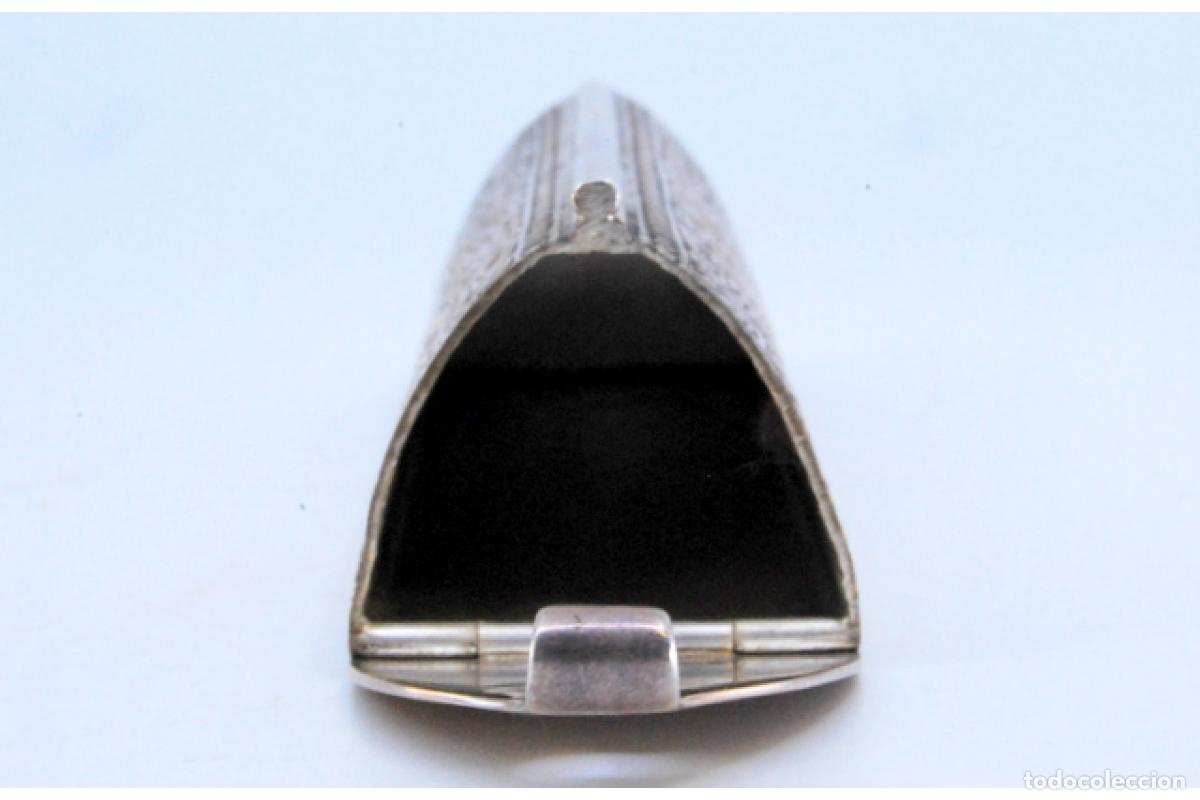 Antig&uuml;edades: soporte de plata para palillos de dientes - Foto 4