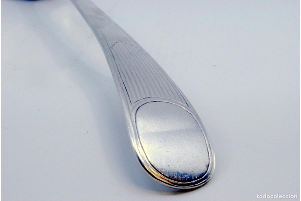 Antig&uuml;edades: Cuchar&oacute;n de sopa de plata - Foto 5