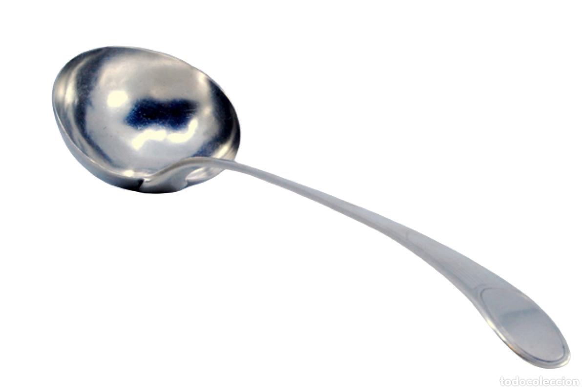 Antig&uuml;edades: Cuchar&oacute;n de sopa de plata - Foto 1
