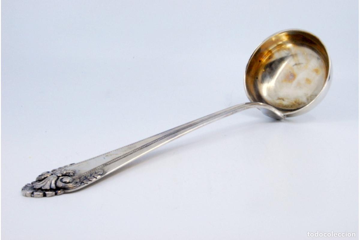 Antig&uuml;edades: Cuchar&oacute;n de sopa de plata - Foto 2