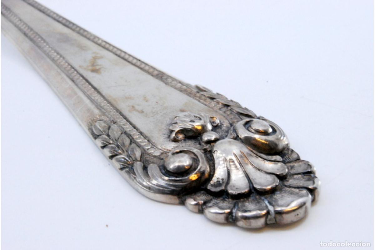 Antig&uuml;edades: Cuchar&oacute;n de sopa de plata - Foto 7