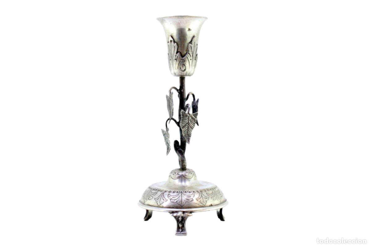 Antiques: Soporte para palillos de dientes de plata - C&aacute;liz