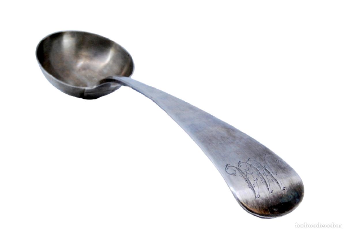 Oggetti Antichi: Cuchar&oacute;n de sopa de plata