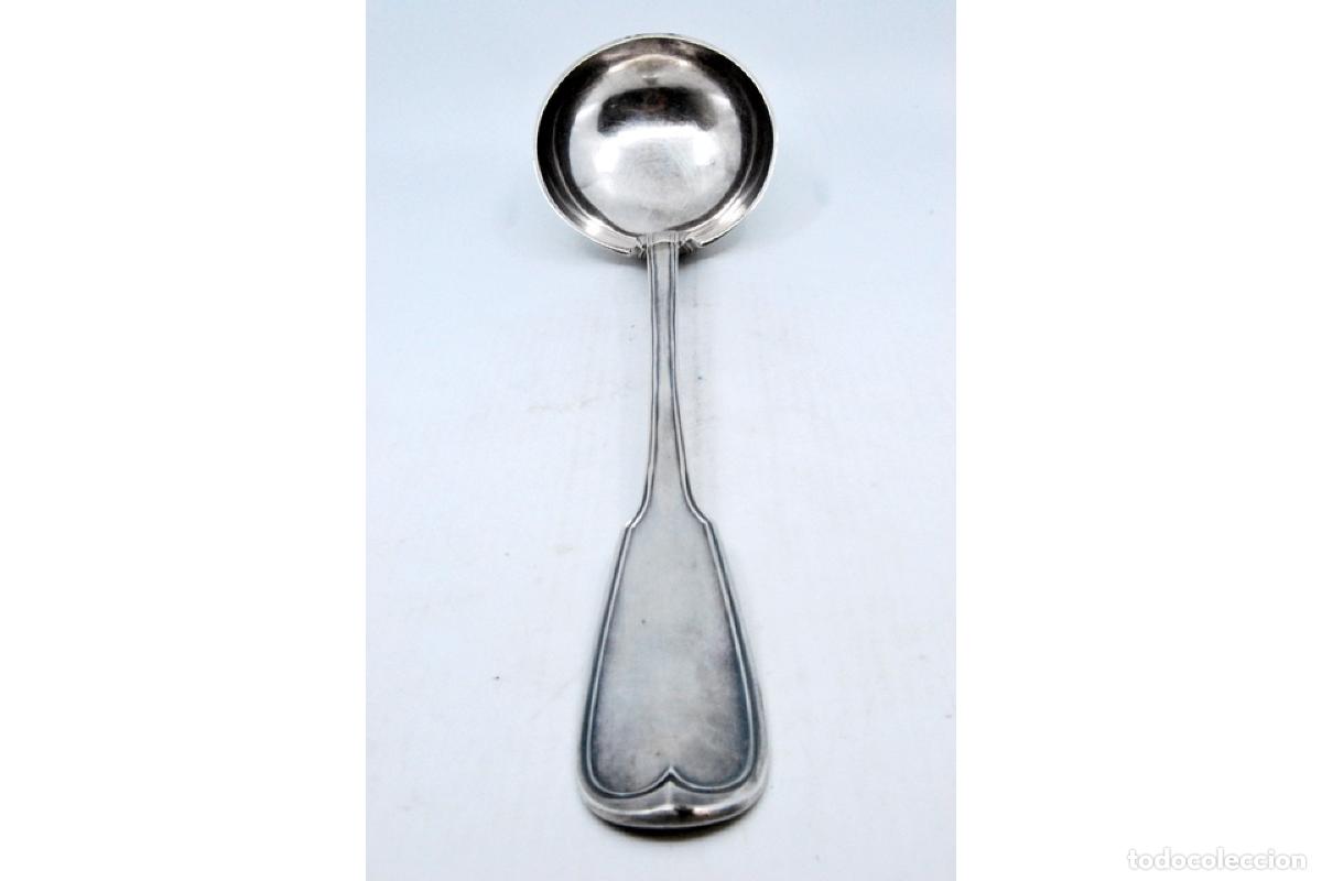 Antig&uuml;edades: Cuchar&oacute;n de sopa de plata - Foto 3
