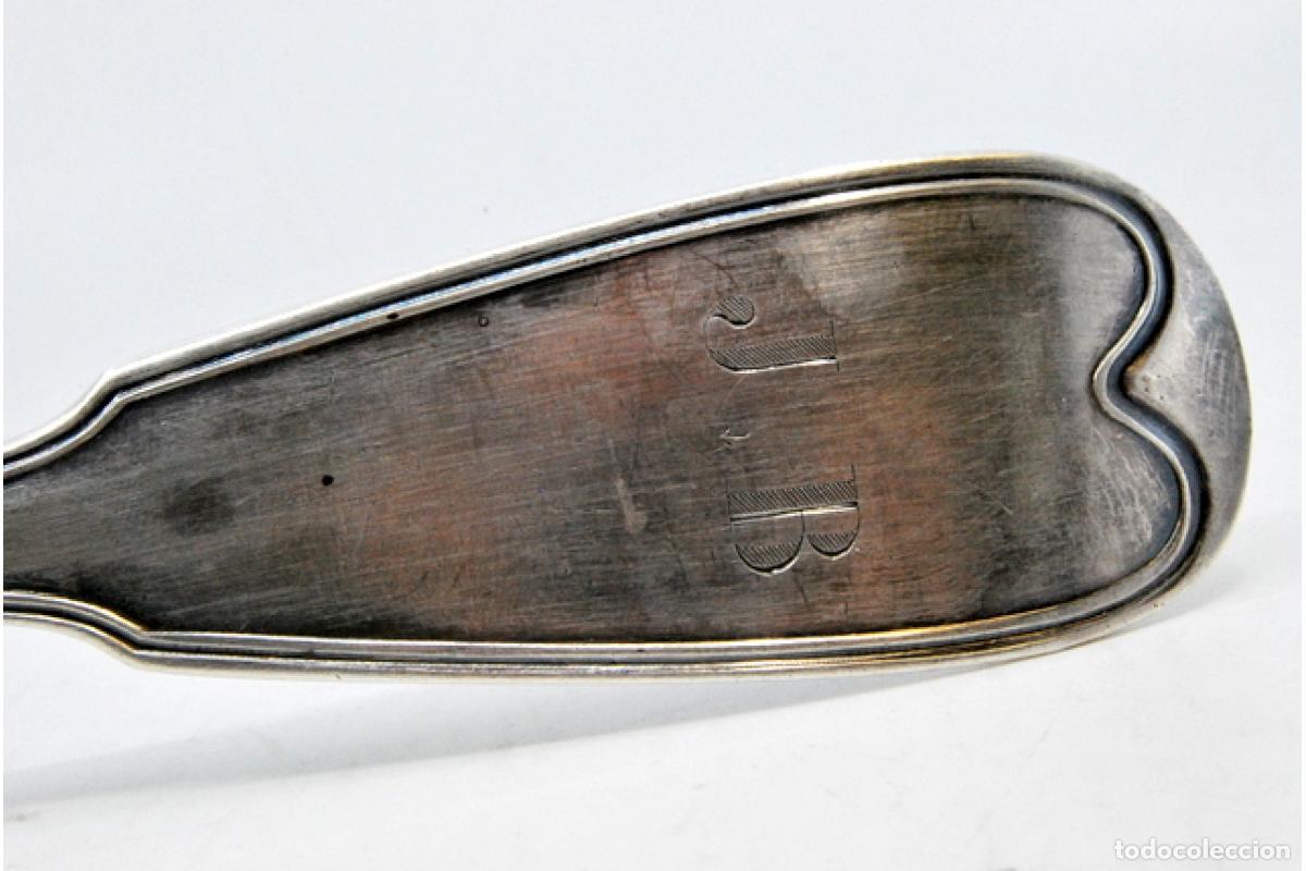 Antig&uuml;edades: Cuchar&oacute;n de sopa de plata - Foto 6