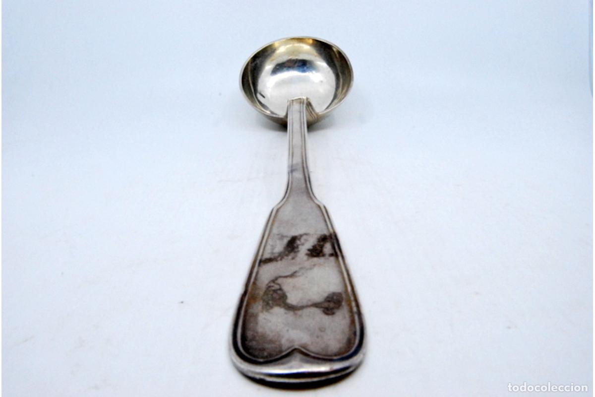 Antig&uuml;edades: Cuchar&oacute;n de sopa de plata - Foto 4