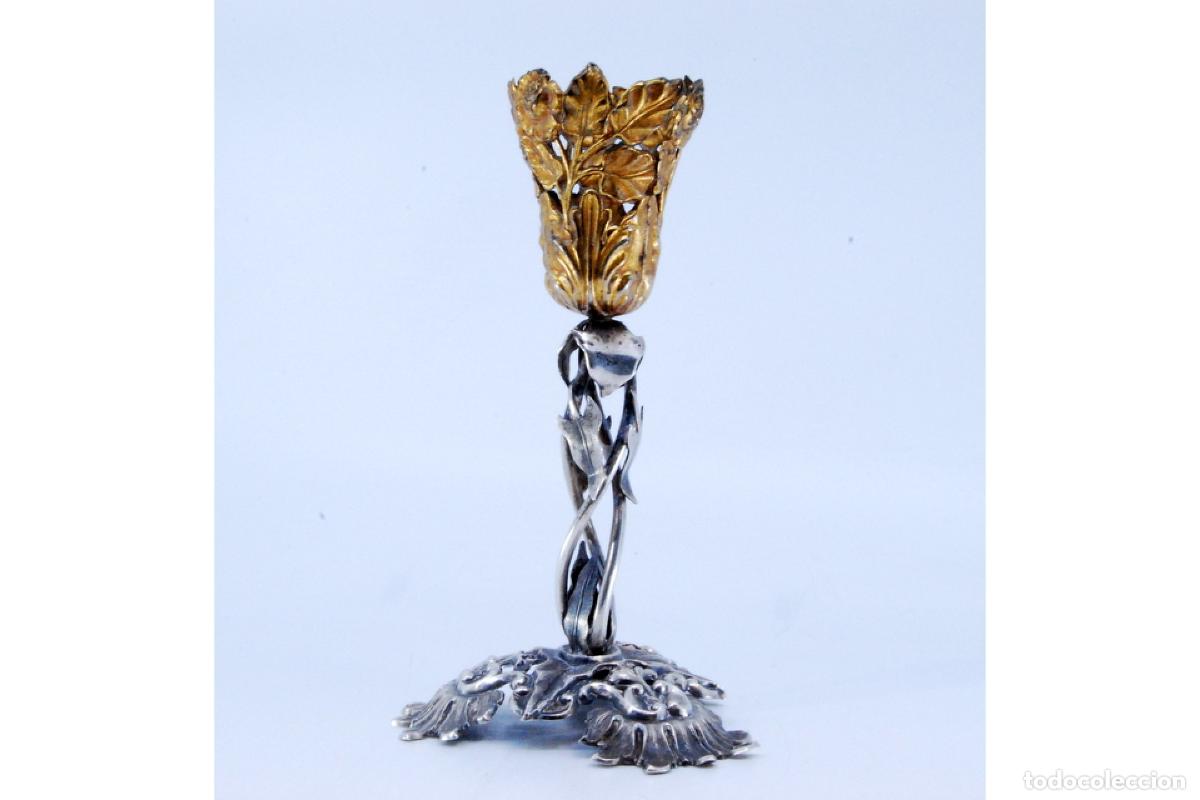 Antig&uuml;edades: soporte de plata para palillos de dientes - Foto 2