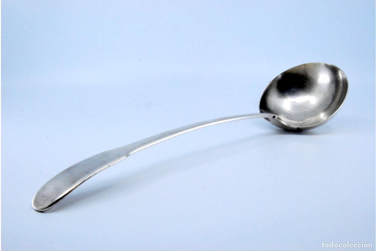 Antig&uuml;edades: Cuchar&oacute;n de sopa de plata - Foto 8