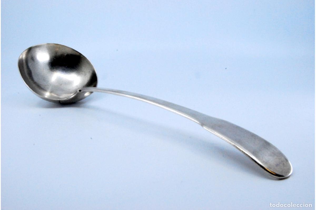 Antig&uuml;edades: Cuchar&oacute;n de sopa de plata - Foto 9