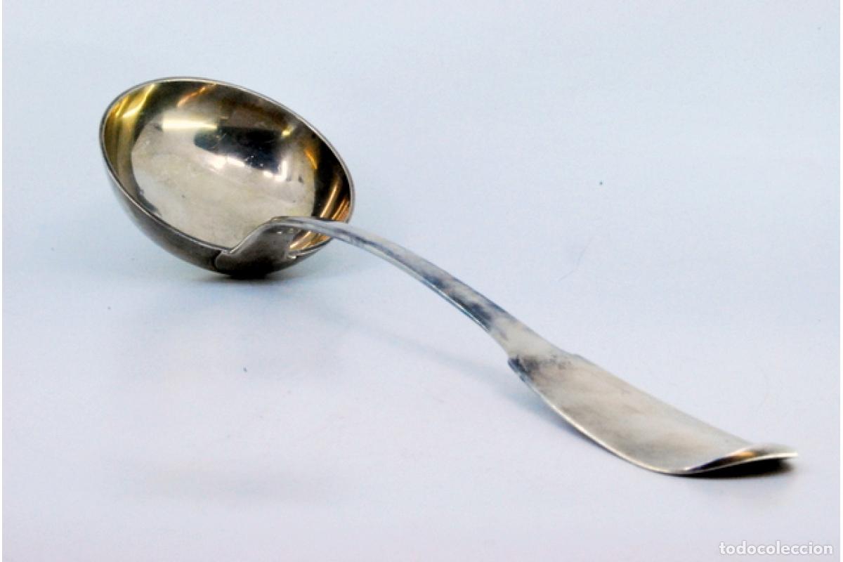 Antig&uuml;edades: Cuchar&oacute;n de sopa de plata - Foto 8