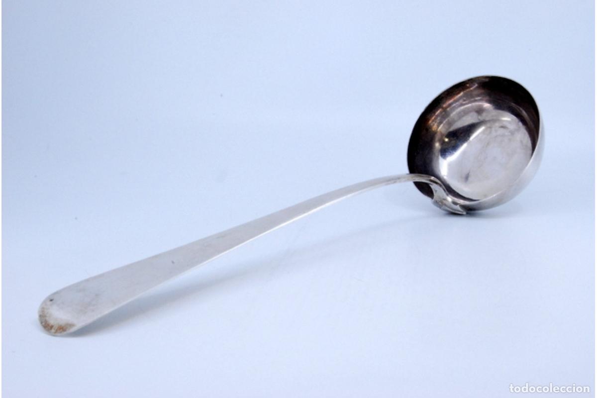 Antig&uuml;edades: Cuchar&oacute;n de sopa de plata - Foto 6