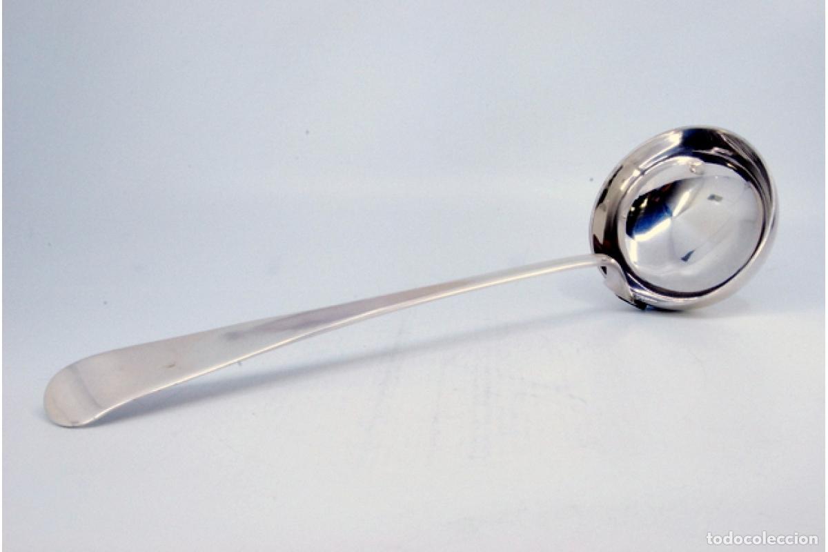 Antig&uuml;edades: Cuchar&oacute;n de sopa de plata - Foto 4