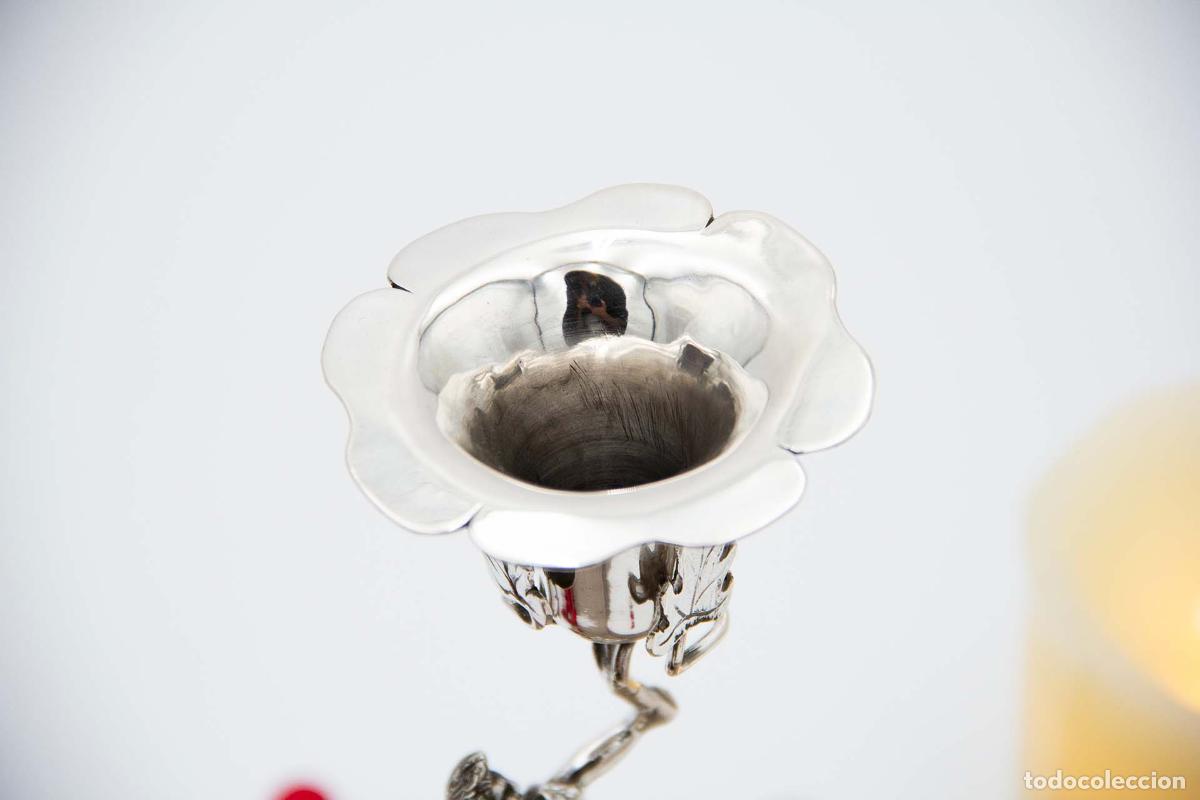 Antig&uuml;edades: soporte de plata para palillos de dientes - Foto 3
