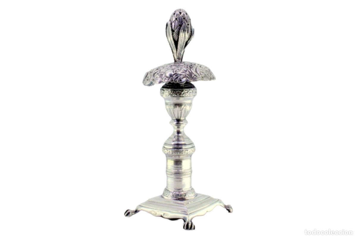 Antiques: Soporte de plata para palillos de dientes - Fruta