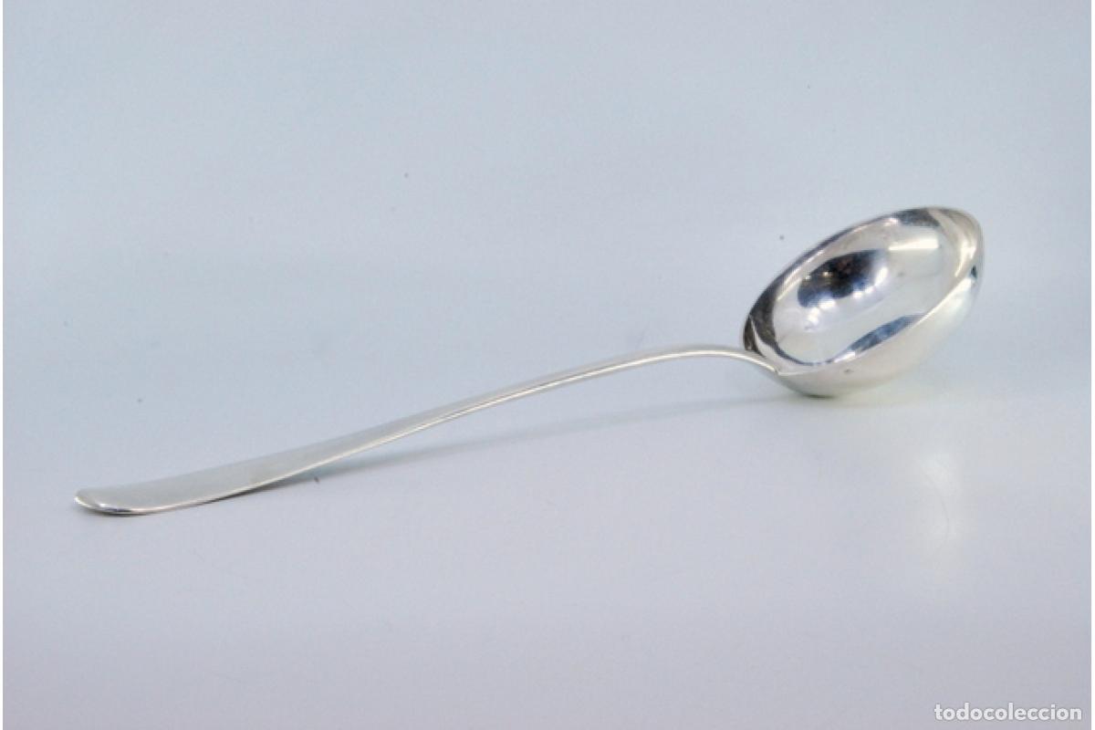 Antig&uuml;edades: Cuchar&oacute;n de sopa de plata - Foto 5