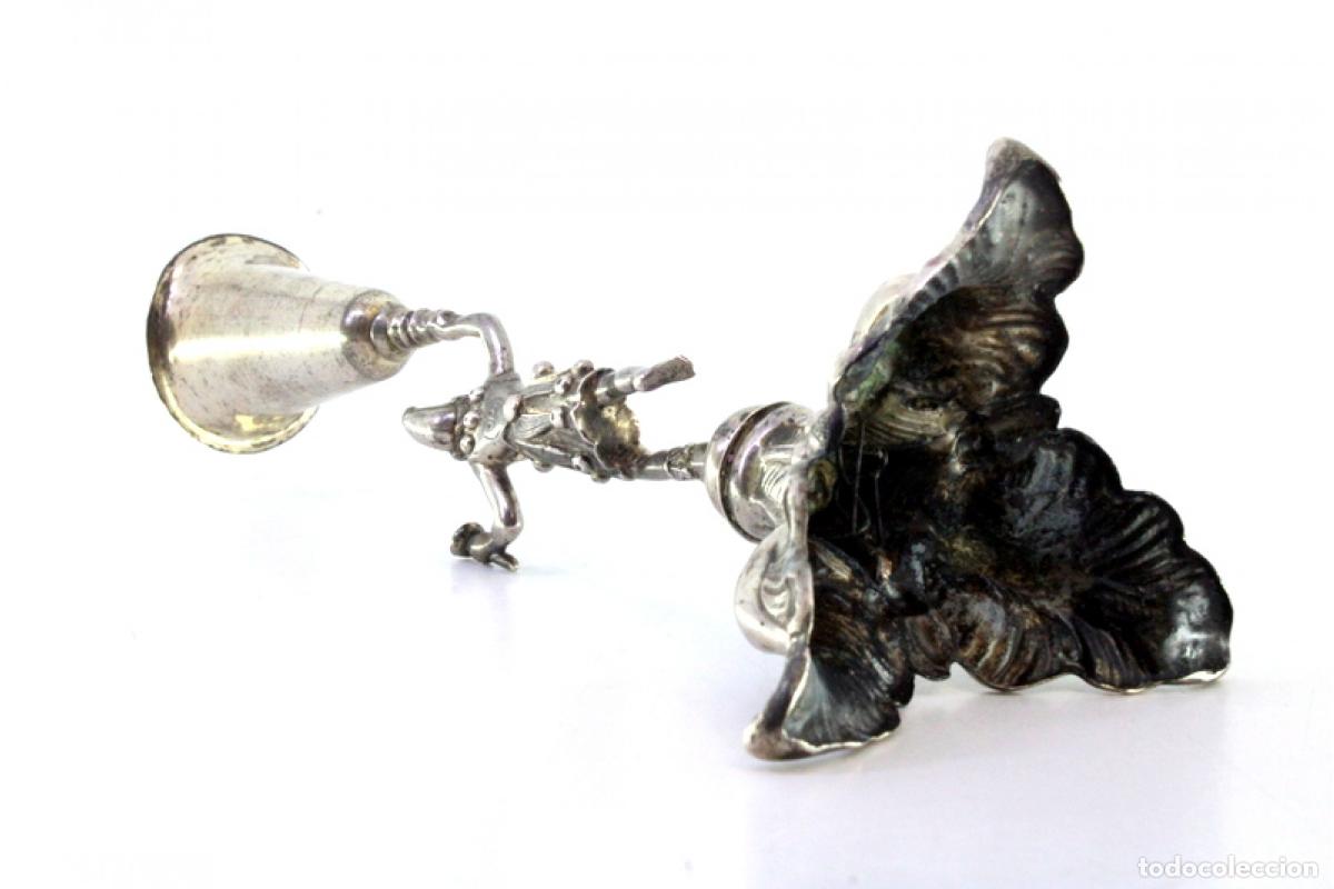 Antig&uuml;edades: soporte de plata para palillos de dientes - Foto 2