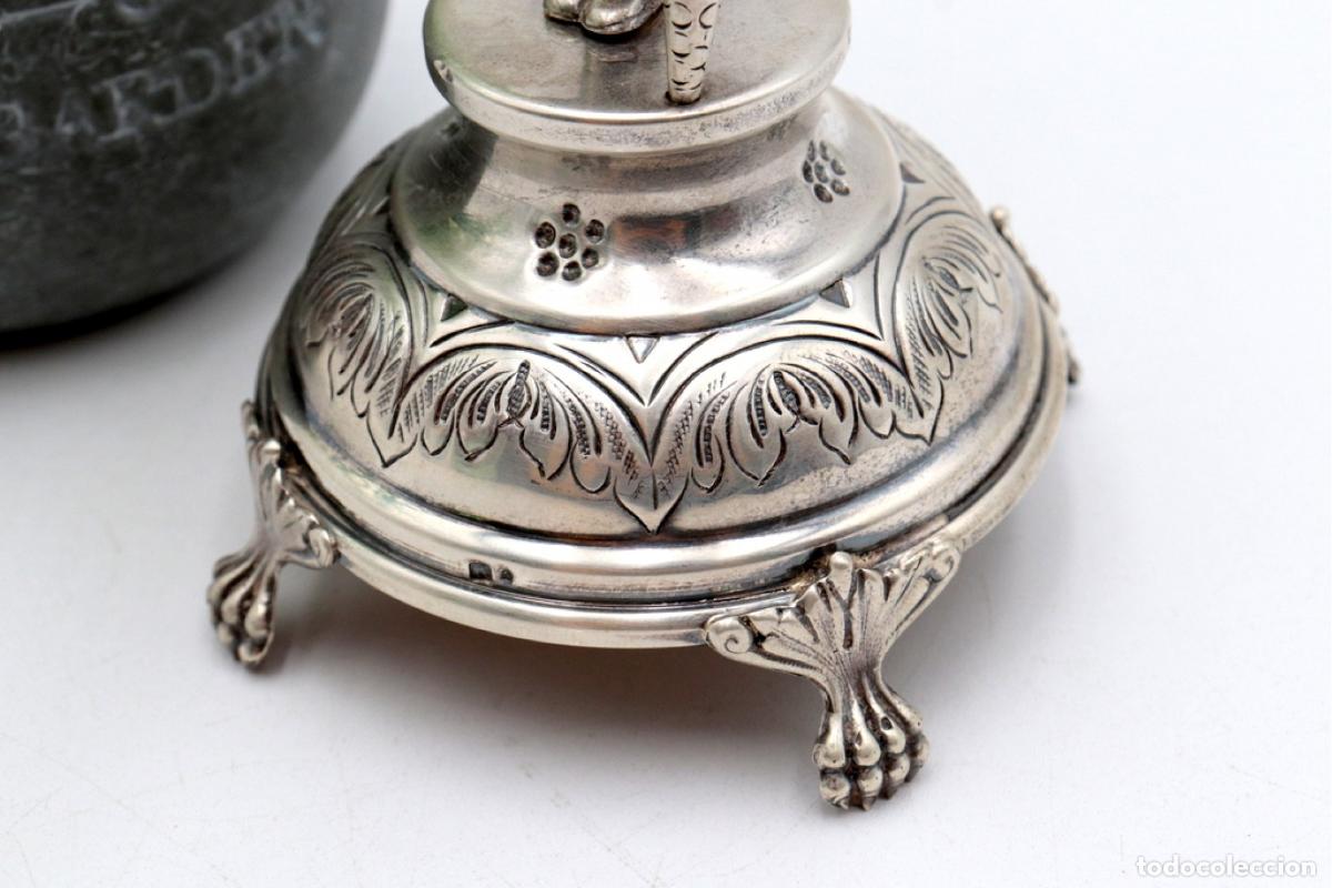 Antig&uuml;edades: Palillero de plata - Dama con sombrilla - Foto 5