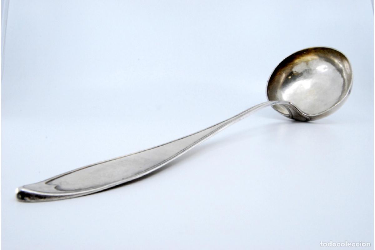 Antig&uuml;edades: Cuchar&oacute;n de sopa de plata - Foto 4