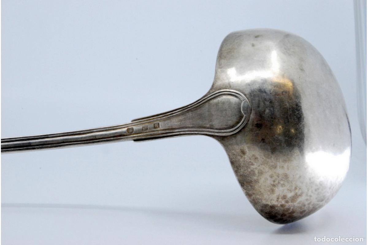 Antig&uuml;edades: Cuchar&oacute;n de sopa de plata - Foto 5