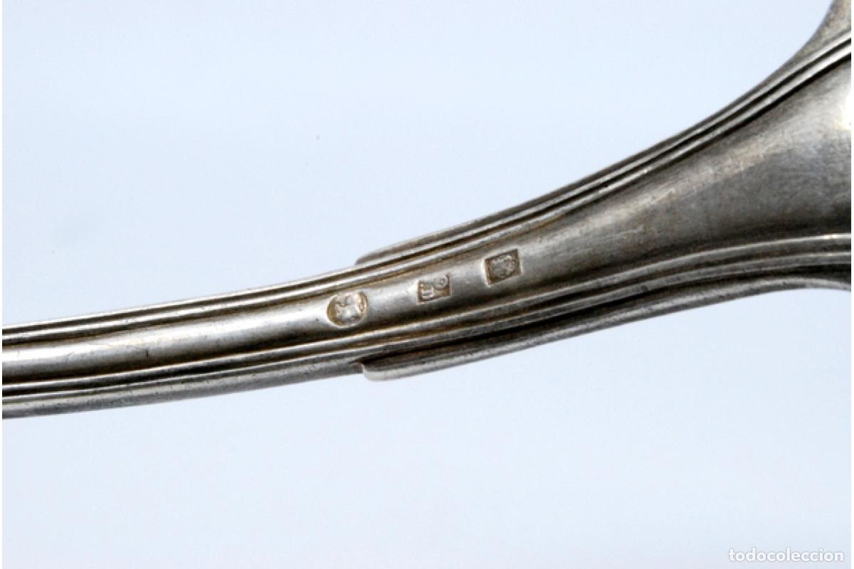 Antig&uuml;edades: Cuchar&oacute;n de sopa de plata - Foto 7