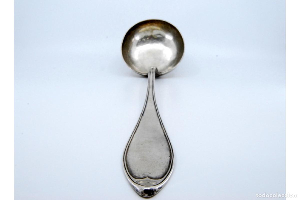 Antig&uuml;edades: Cuchar&oacute;n de sopa de plata - Foto 9