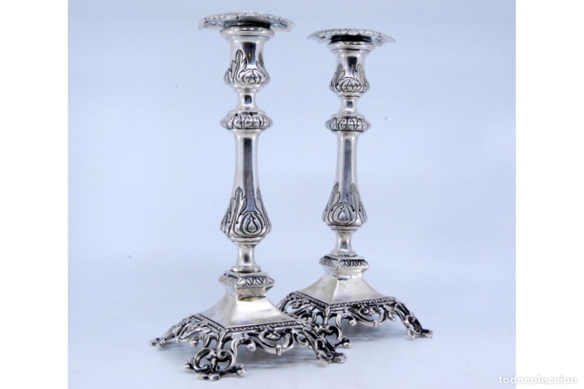 Antig&uuml;edades: candelabros de plata - Foto 9