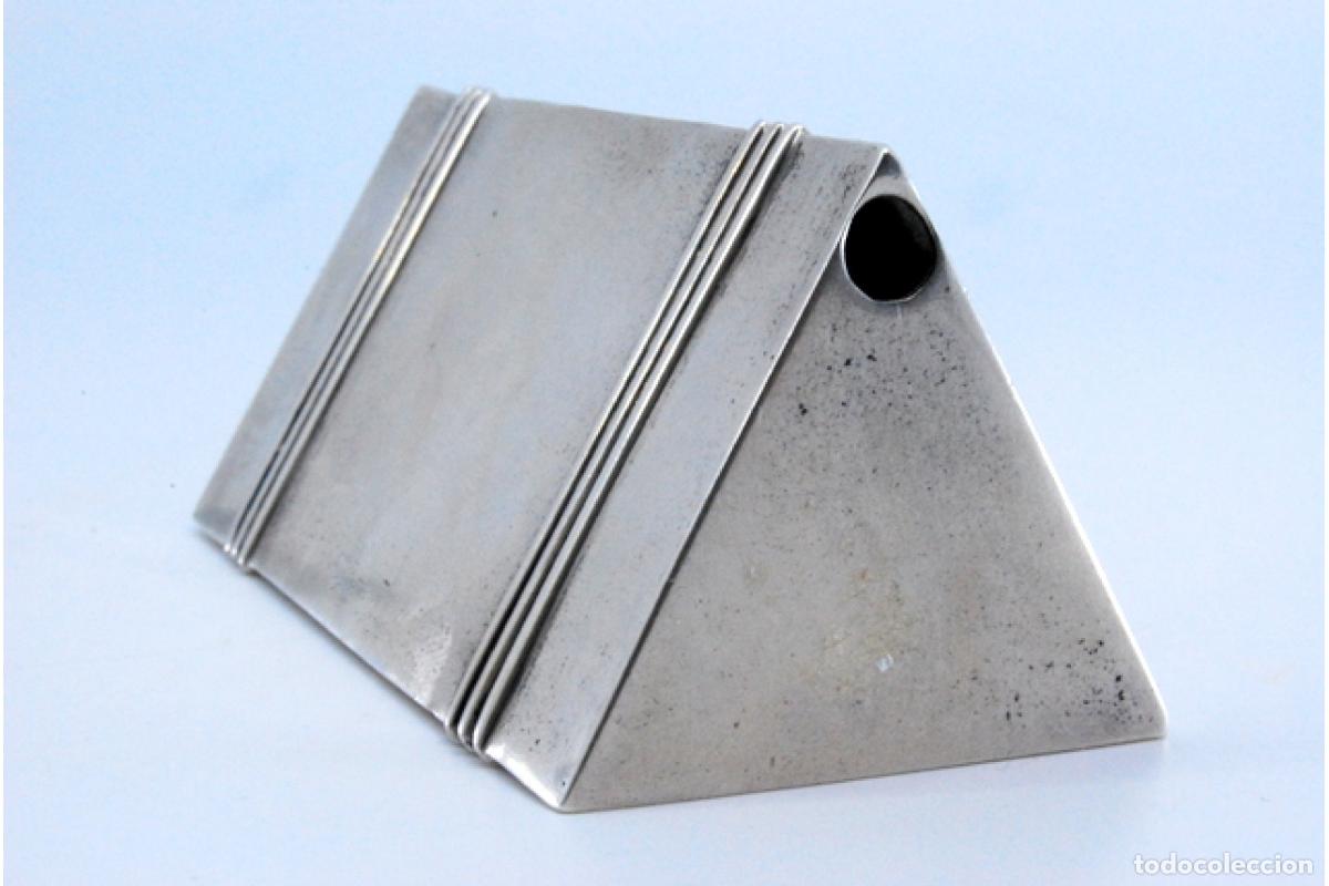 Antig&uuml;edades: soporte de plata para palillos de dientes - Foto 4