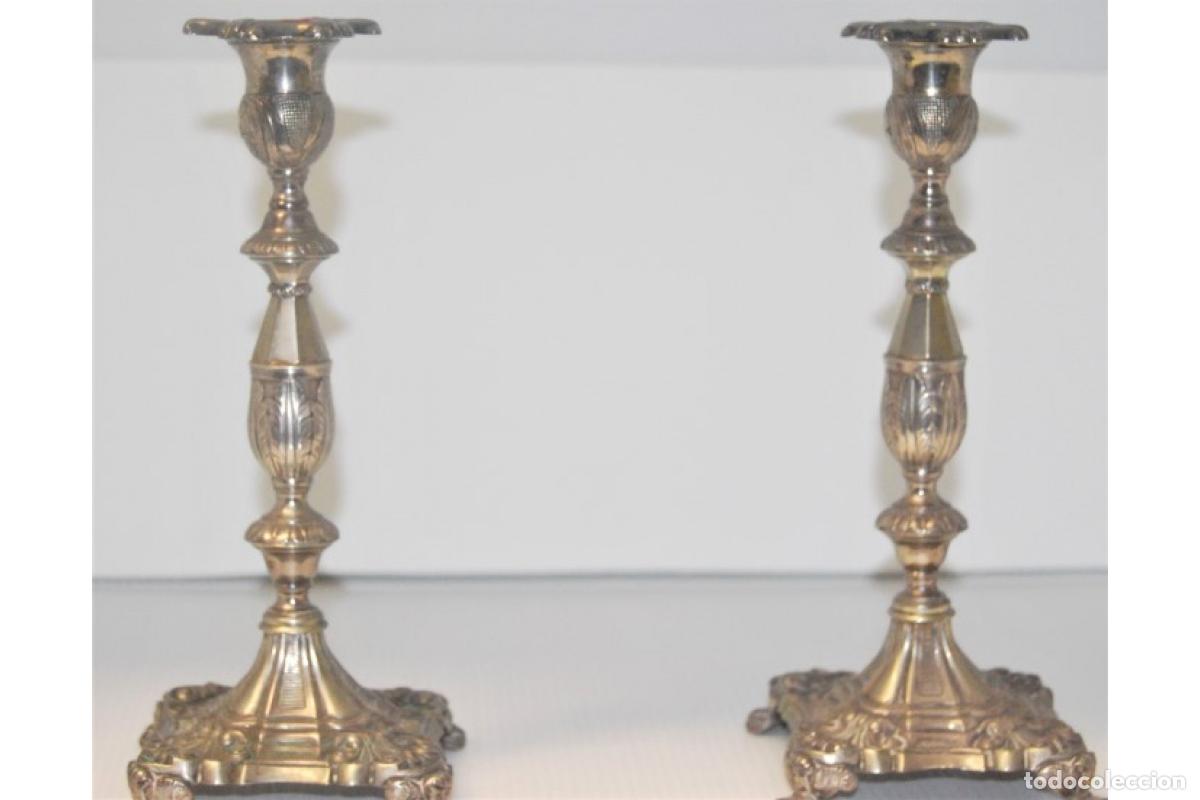 Antig&uuml;edades: candelabros de plata - Foto 5