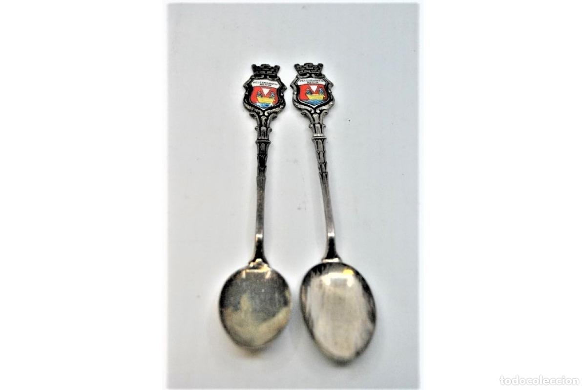 Antig&uuml;edades: 2 Cucharas de Plata - Pelzerhaken Retin