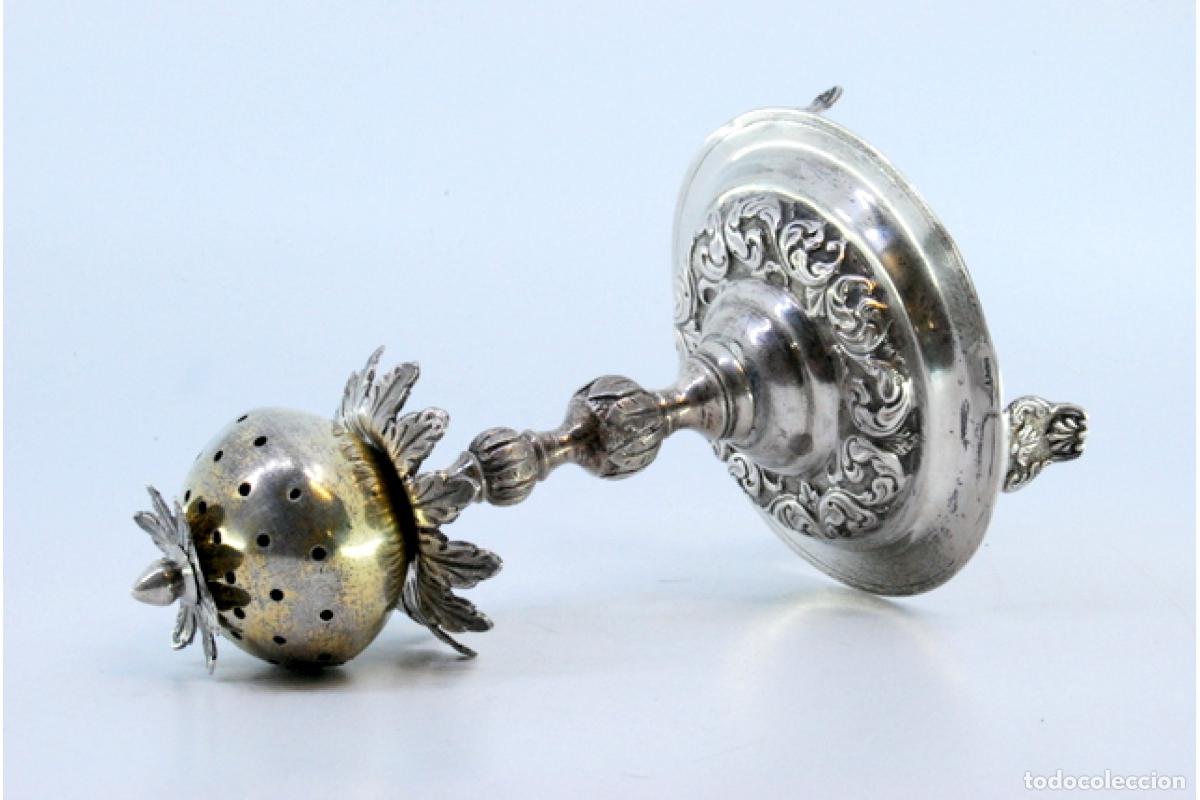 Antig&uuml;edades: Palillero de plata - Palmeira - Foto 3