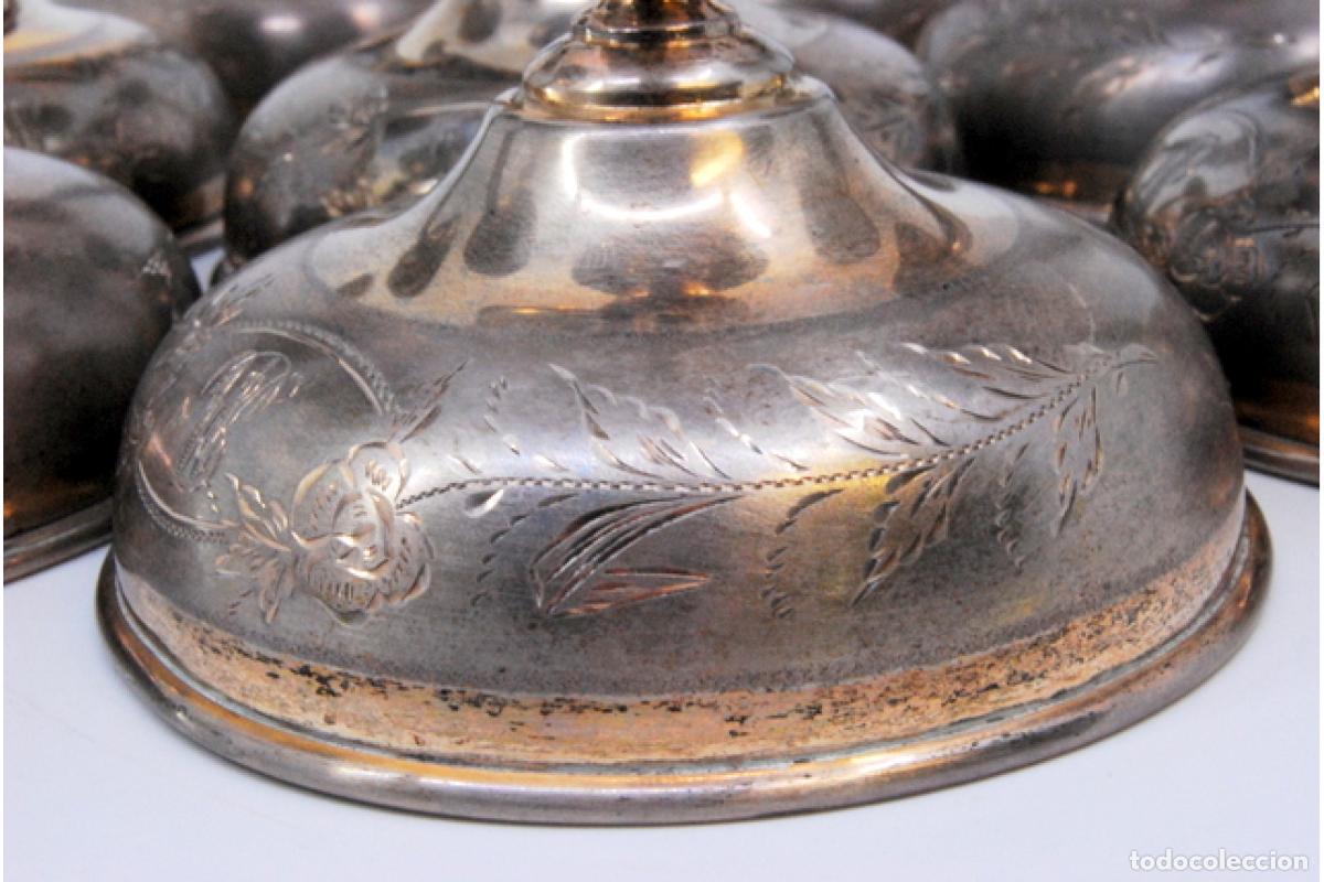 Antig&uuml;edades: Copas de champ&aacute;n de plata - Foto 2